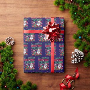 Alles, was ich zu Weihnachten will, ist Trump, Tru Geschenkpapier