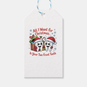 Alles, was ich zu Weihnachten will, sind deine zwe Geschenkanhänger