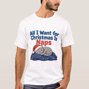 Alles, was ich zu Weihnachten will, sind Nickerche T-Shirt