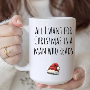 Alles, was ich zu Weihnachten will Tasse für Büche