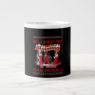Alles, was ich zu Weihnachten Wollte, Beagle und K Jumbo-Tasse