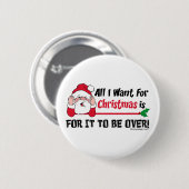 Alles, was ich zu Weihnachten wollte Button (Vorne & Hinten)