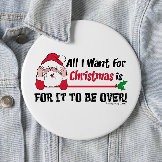 Alles, was ich zu Weihnachten wollte Button (Beispiel)