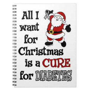 Alles, was ich zu Weihnachten Wollte.. Diabetes Notizblock