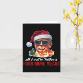 Alles, was ich zu Weihnachten Wollte, ist 4 weiter Karte (Gelbe Blume)