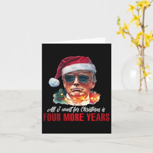 Alles, was ich zu Weihnachten Wollte, ist 4 weiter Karte (Gelbe Blume)