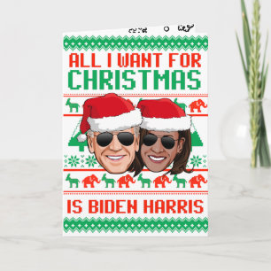 Alles, was ich zu Weihnachten Wollte, ist Biden Ha Karte