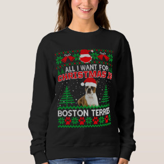 Alles, was ich zu Weihnachten Wollte, ist Boston T Sweatshirt