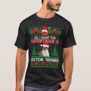 Alles, was ich zu Weihnachten Wollte, ist Boston T T-Shirt