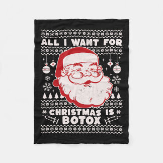 Alles, was ich zu Weihnachten Wollte, ist Botox Sa Fleecedecke