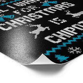 Alles, was ich zu Weihnachten Wollte, ist Chipotle Fotodruck (Ecke)