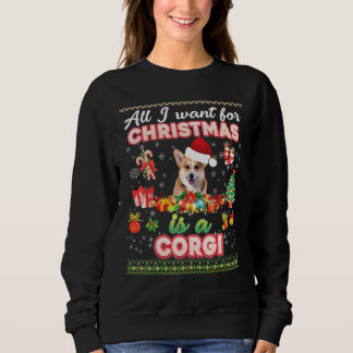 Alles, was ich zu Weihnachten Wollte, ist ein Corg Sweatshirt