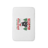 Alles, was ich zu Weihnachten Wollte, ist ein Faul Badematte (Vorderseite Vertikal)