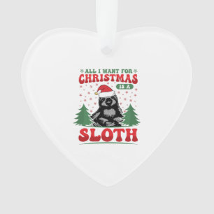 Alles, was ich zu Weihnachten Wollte, ist ein Faul Ornament