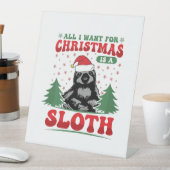 Alles, was ich zu Weihnachten Wollte, ist ein Faul Sockelschild (In Situ)