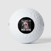 Alles, was ich zu Weihnachten Wollte, ist ein Moo Golfball (Vorderseite)