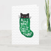 Alles, was ich zu Weihnachten Wollte, ist ein Nick Karte (Vorderseite)