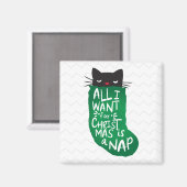 Alles, was ich zu Weihnachten Wollte, ist ein Nick Magnet (Vorderseite/Rückseite)