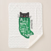 Alles, was ich zu Weihnachten Wollte, ist ein Nick Sherpadecke (Vorderseite)