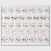 Alles, was ich zu Weihnachten Wollte, ist eine rie Geschenkpapier (Flach)