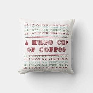 Alles, was ich zu Weihnachten Wollte, ist eine rie Kissen
