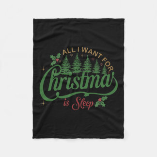 Alles, was ich zu Weihnachten Wollte, ist eine sch Fleecedecke