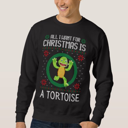 Alles, was ich zu Weihnachten wollte, ist eine Sch Sweatshirt (Vorderseite)