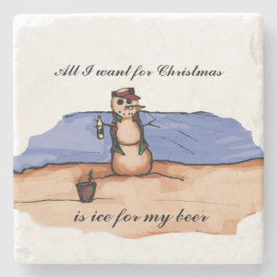 Alles, was ich zu Weihnachten wollte, ist Eis für  Steinuntersetzer