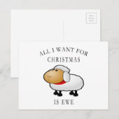 Alles, was ich zu Weihnachten Wollte, ist Ewe (Vorne/Hinten)