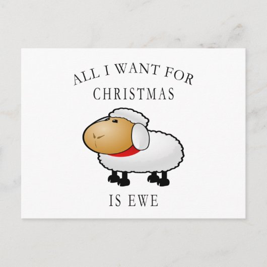 Alles, was ich zu Weihnachten Wollte, ist Ewe (Vorderseite)