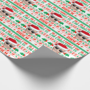Alles, was ich zu Weihnachten wollte, ist Joe Bide Geschenkpapier