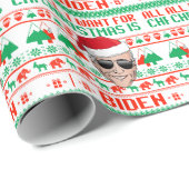 Alles, was ich zu Weihnachten wollte, ist Joe Bide Geschenkpapier (Rolleneckpunkt)