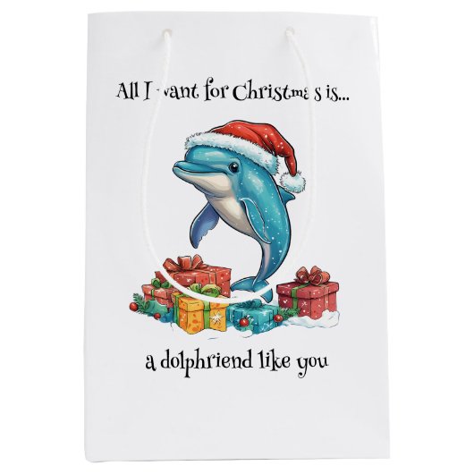 Alles, was ich zu Weihnachten Wollte, ist... Mittlere Geschenktüte (Vorderseite)