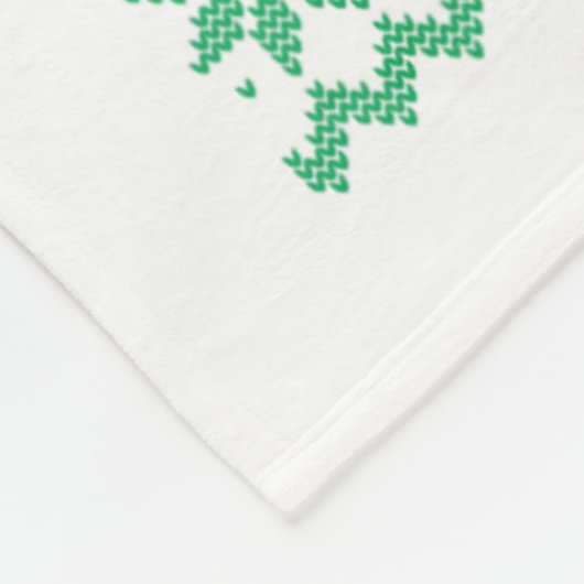 Alles, was ich zu Weihnachten Wollte, ist Moo Deng Fleecedecke (Ecke)