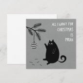 Alles, was ich zu Weihnachten wollte, ist Mruu. (Vorne/Hinten)