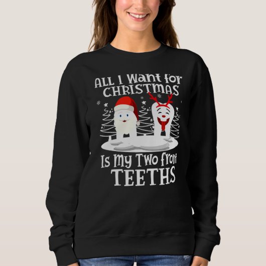 Alles, was ich zu Weihnachten wollte, ist My Two F Sweatshirt (Vorderseite)