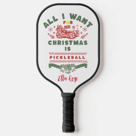 Alles, was ich zu Weihnachten wollte, ist Pickleba Pickleball Schläger (Vorderseite)