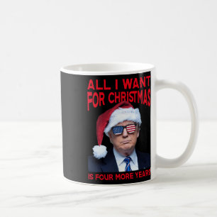 Alles, was ich zu Weihnachten Wollte, ist vier wei Kaffeetasse