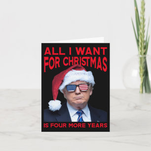 Alles, was ich zu Weihnachten Wollte, ist vier wei Karte