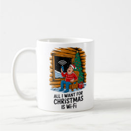 Alles, was ich zu Weihnachten Wollte, ist WiFi Fun Kaffeetasse