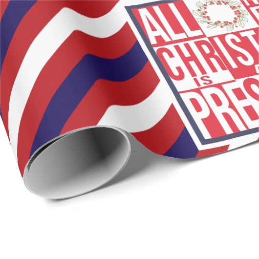 Alles, was ich zu Weihnachten Wollte New President Geschenkpapier (Rolleneckpunkt)