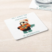 Alles, was ich zu Weihnachten wollte... Rechteckiger Pappuntersetzer (angewinkelt)