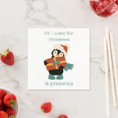 Alles, was ich zu Weihnachten wollte... Serviette (Beispiel)