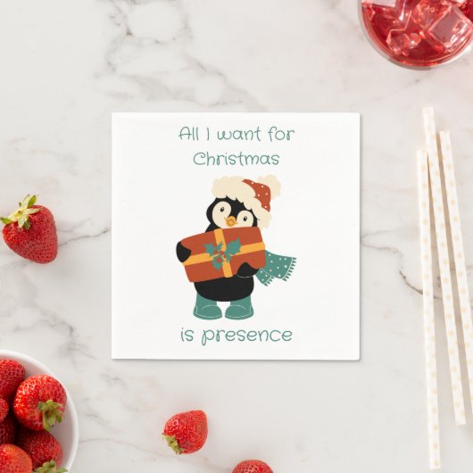 Alles, was ich zu Weihnachten wollte... Serviette (Beispiel)