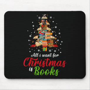 Alles, was ich zu Weihnachten Wollte, sind Bücher, Mousepad