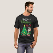 Alles, was ich zu Weihnachten Wollte, sind Bücher, T-Shirt (Vorne ganz)