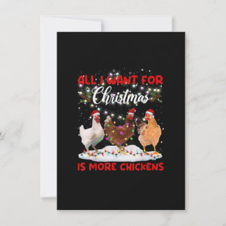 Alles, was ich zu Weihnachten Wollte, sind mehr Hü Einladung