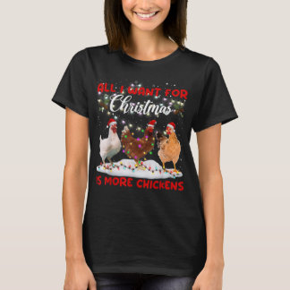 Alles, was ich zu Weihnachten Wollte, sind mehr Hü T-Shirt