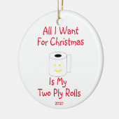 Alles, was ich zu Weihnachten Wollte, sind meine Z Keramik Ornament (Links)