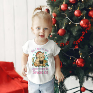 Alles, was ich zu Weihnachten Wollte, sind Snacks  Tri-Blend Shirt